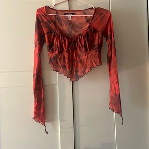 Urban outfitters top. The color is red and it’s a size Medium